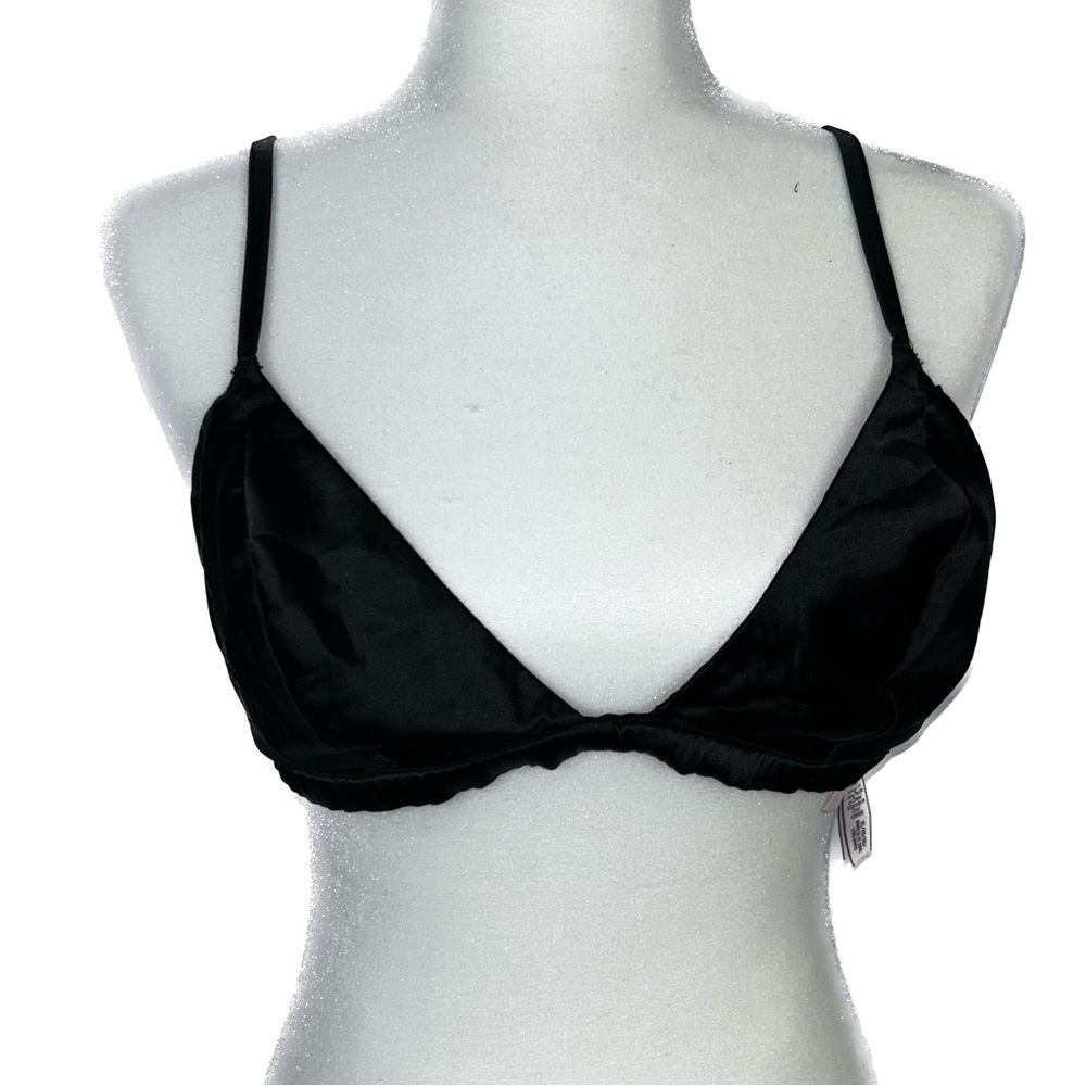 Victoria’s Secret Bralette Very Sexy Triangle Silky Bra Adjustable Straps